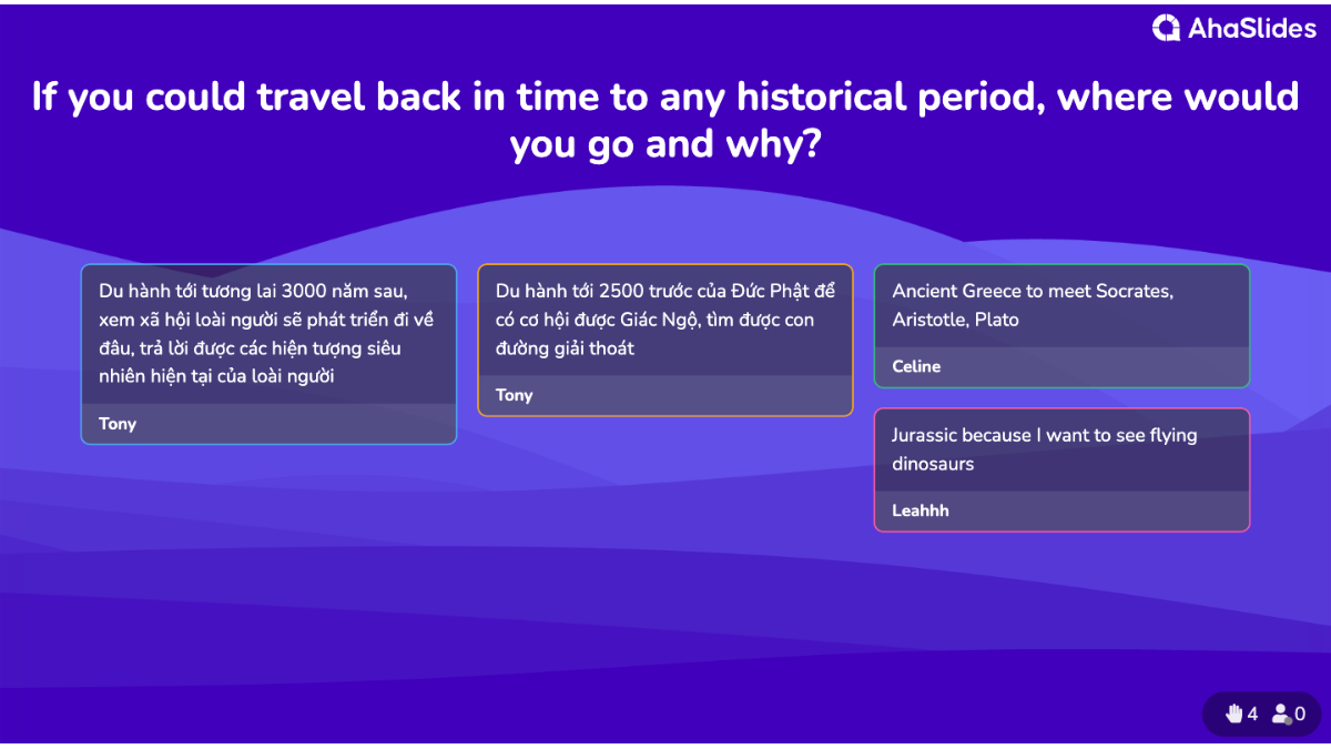 background presentation